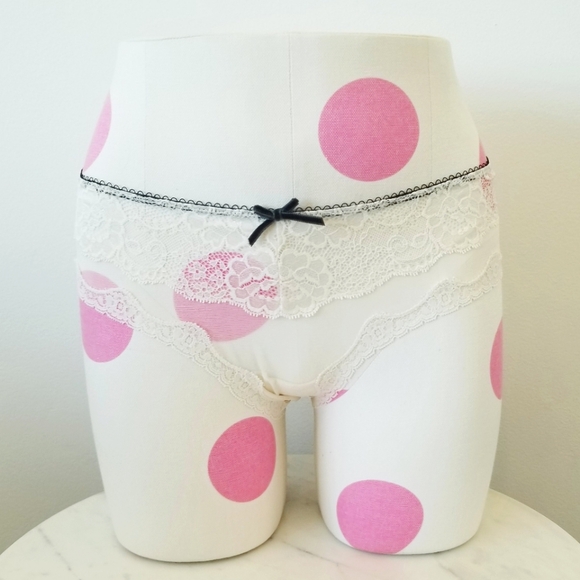 Victoria's Secret Vintage Dream Angels Lace Bikini Panty Low Rise NWT Sheer Mesh - Picture 3 of 14